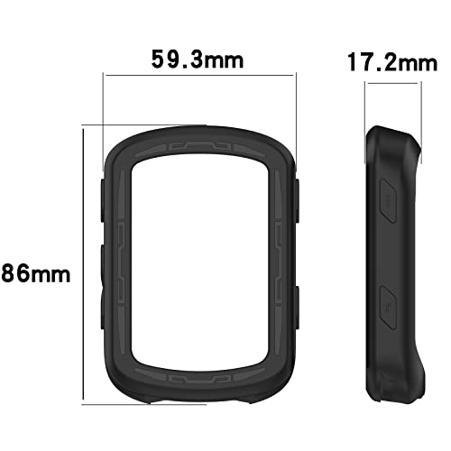 Funda protectora Garmin Edge 540 silicona carcasa gris compatible 840 6
