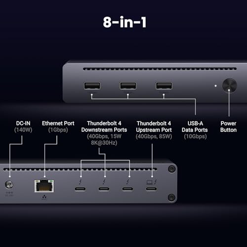 UGREEN Caja Externa M.2 NVMe 40Gbps con Dock Thunderbolt 4 miniatura 6