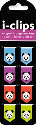 Panda I-Clips Magnetic Page Markers: Set of 6 Book...