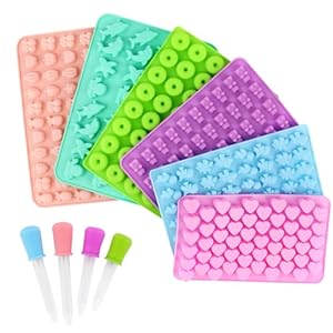 Mxtimwan GJMJ200 Silikon Schokoladenformen Set 6 Stück