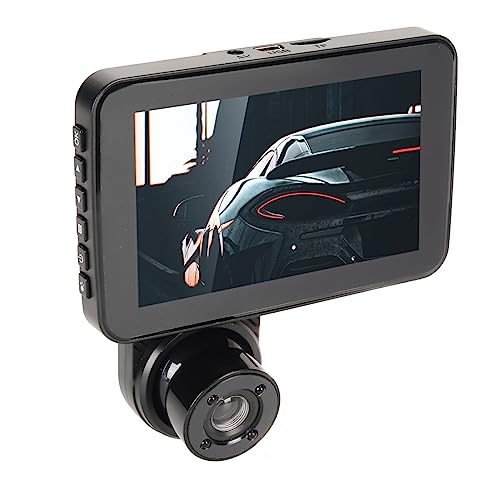 Dash Cam Frontal e Traseira, Dash Camera 1080P Backup Camera Car Dashboard Camera 3MP Com Visão Notu