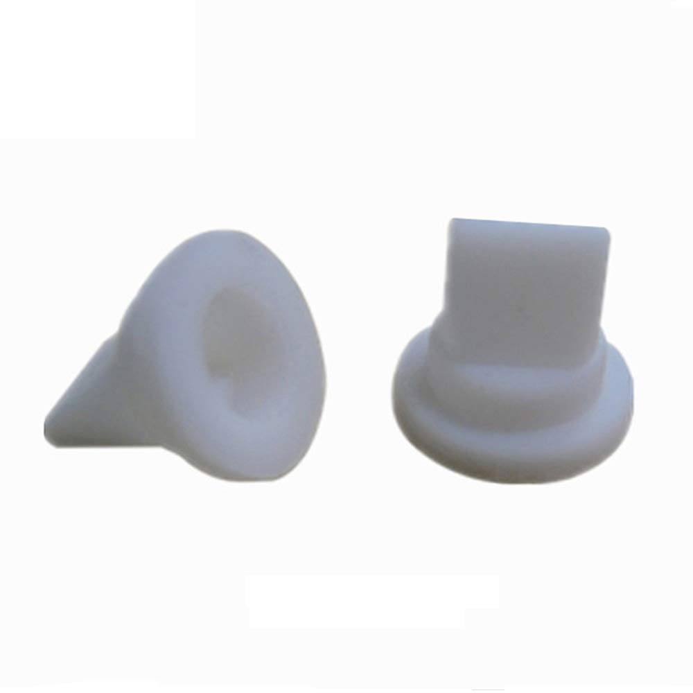 UP100 10 Sztuk Mini Biały Silikonowy Zawór Kaczy Dziób Uszczelniający Jednokierunkowy Zawór Zwrotny 7.45 x 4.2mm Przepływ Wsteczny Cieczy I Gazu Zapobieganie