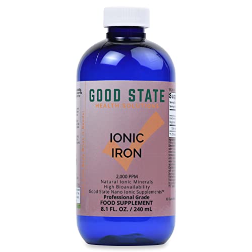 Good State Liquid Ionic Iron (48 Servings At 10 Mg Elemental, Plus 2 Mg Fulvic Acid - 8 Fl Oz) #TOP14