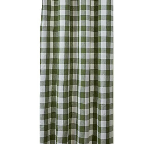 Park Designs Buffalo Check Shower Curtain - Sage