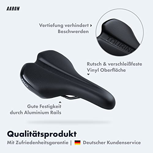 Rennrad-Sattel Aaron Touring Fahrradsattel mit Air Schaum