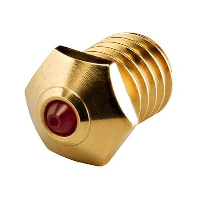 Ruby Nozzle 0.6mm for Bambu Lab P1P / P1S / X1 / X1C 3D Printer Upgrade TZ2.0 Hotend, Hardened & Abrasion Resistant