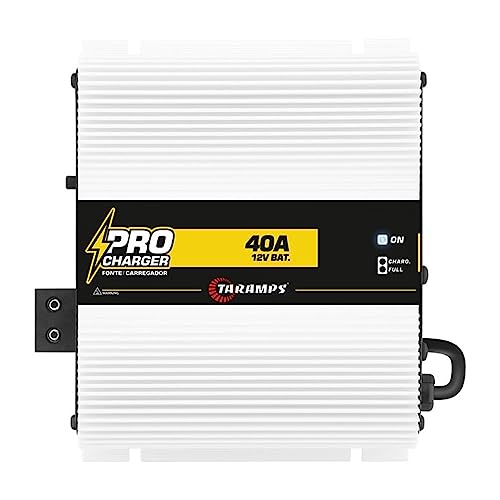 Fonte Carregador Taramps Procharger 40A Som Automotivo