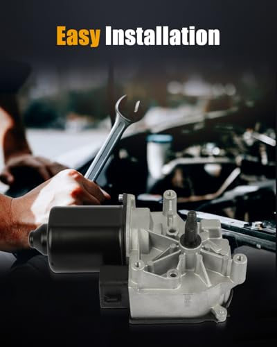 Image of ROADFAR Front Windshield Wiper Motor Fit for GMC for P3500 1993-1999 | Fit For Chevrolet For G10 1992-1995|For G20 For G30 P30 1993-1999|For GMC For G1500 1992-1995|OE 22110519|22137782|5 Pins