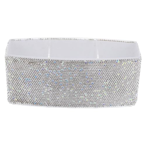 Boîte avec strass pour pinceaux et papeterie au design raffiné