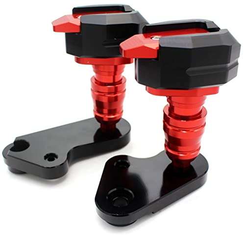 Cadre curseur moto pour Yamaha YZF-R1 2009-2014 protège votre carénage contre les chutes en rouge