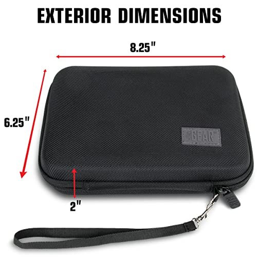 USA Gear Golf Launch Monitor Case, Swing Caddie Hard Case, Scratch Resistant Interior, Water Resistant Exterior - Fits Swing Caddie SC300i, Voice Caddie, Garmin R10, Rapsodo MLM2PRO & more (Black) by USA Gear - Used condition - Image 2