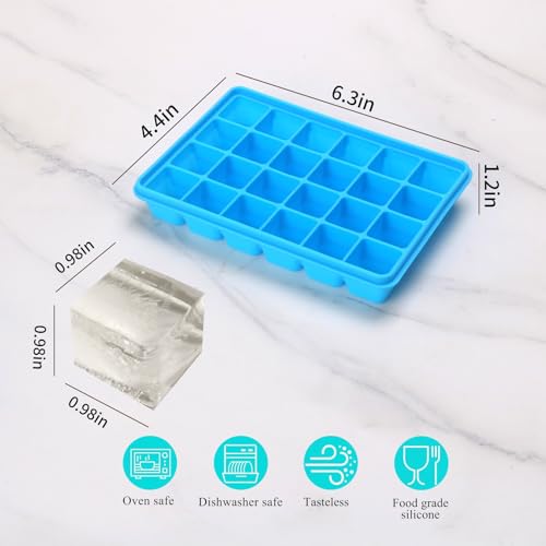 Moldes de silicona para congelador 3 piezas color mezclado miniatura 3