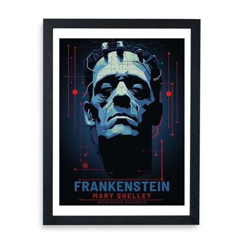 Frankenstein reproduction encadrée Spiffing Prints livre classique