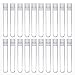 DEPEPE 30 Packs 6ml Clear Plastic Test Tubes with Caps, 13×75mm Mini Test Tubes
