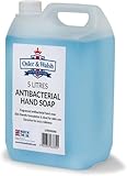 Osler & Walsh 5 Litre Antibacterial Blue Hand Soap, Lightly Fragranced Hand Wash for Home, School and the Workplace. Hydrates & Softens Skin, Non-Sticky Liquid Hand Soap Protects Skin From Dryness