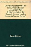 Entwicklungsabschnitte Der Landwirtschaft in Der Ehemaligen DDR 3428085264 Book Cover