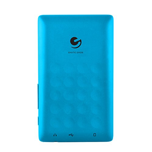 Ematic 8Gb Mp3 Video Player With Fm Tuner, Voice Recorder, Bluetooth, 2.4-Inch Touch Screen And Sd Slot, Blue #TOP3