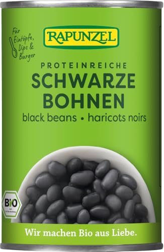 Produktfoto von Rapunzel Bio Schwarze Bohnen in der Dose (6 x 400 gr)