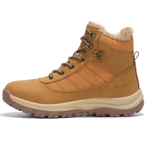 Image of SKDOIUL Men's Waterproof Outdoor Warm Snow Boots