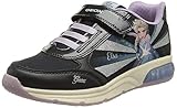 Material exterior: Sintético Geox J Spaceclub Girl B, Sneakers para Niña, Multicolor (Navy/Sky), 35 EU