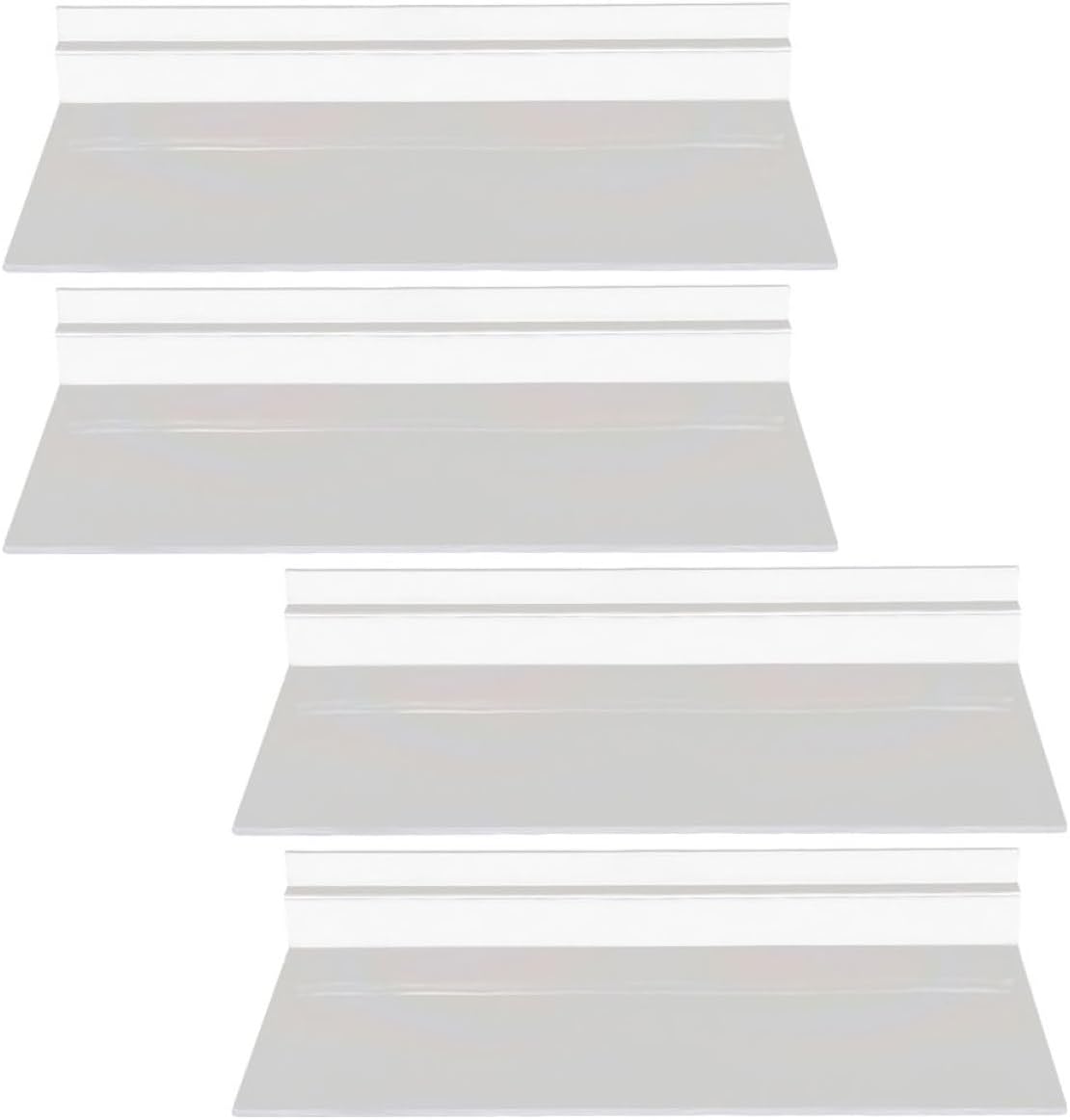 Mikikit 20pcs Shelves for Shoe Display Wall-mounted Shoe Racks for Home Retail Easy Installation Shelves for Organizing