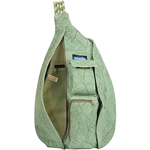 Kavu Organic Rope Bag Sling Crossbody Backpack - Palm Verde #TOP2