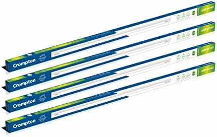 Crompton Laser Ray Neo 28W LED Batten |4 feet Slim Batten for Living Room & Bedroom | Energy Efficient Tubelight for Home | BIS Approved | Cool Day Light (6500K) (Pack of 4)