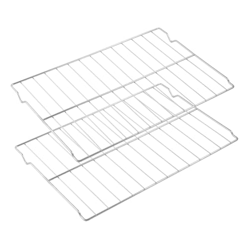 WPW10256908 Oven Rack Stove Replacement Parts for Whirlpool 304 Stainless Steel Gas Range Oven Rack 24 x 15.75 Inch Roper Maytag Kenmore jennair Amana Electric Shelf Rack W10256908 Oven Racks 2 Pcs