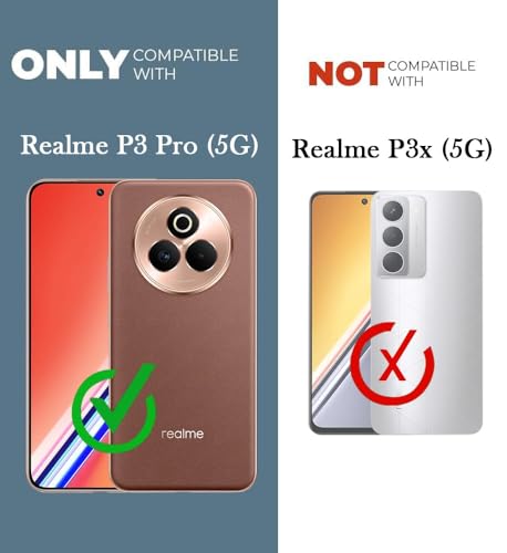 Image of COVERBLACK Flexible Rubber Case Back Cover for Compatible Model with Realme P3 Pro - RMX5032 - Transparent