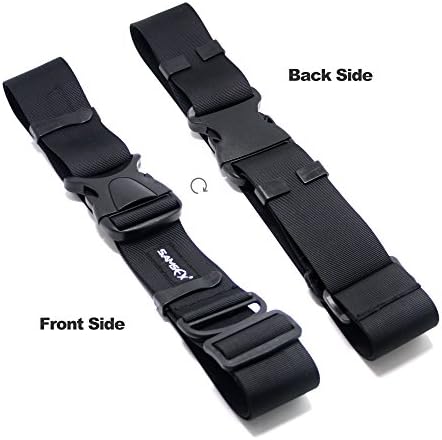 SAMSFX 2" Adjustable Fishing Wader Belt Duty Wading Belts Fits to 55" Waist Straps