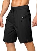 Tansozer Badehose Herren Schnelltrocknend Badeshorts Boardshorts Wasserabweisend Schwimmhose Herren mit Reißverschlusstasche und Verstellbarem Tunnelzug S1 Schwarz XL