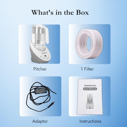 HydroPitcher | 68 Oz Hydrogen Water Pitcher - BPA Free Rich Hydrogen Water Generator - Electrolysis Jug with SPE/PEM Technology Hydrogen Water Machine | Chlorine Free Large Bottle - Image 8