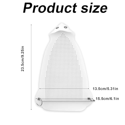 2 Stk Bügeleisenabdeckungen, Teflon Bügeleisenschuhschutz Rutschfest Fleckenabweisend Schützt die Kleidung für die Schneiderei