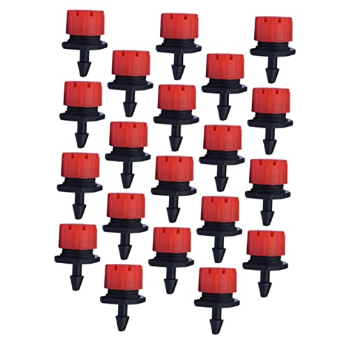 FUNOMOCYA Djustable Dripper Irrigation Sprinkler Emitter Set 100 Pcs Drip Heads for Lateral Auto Drip System