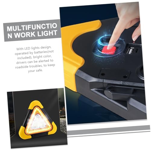 Triangle de sécurité avec LED pour voiture panneau réfléchissant compact