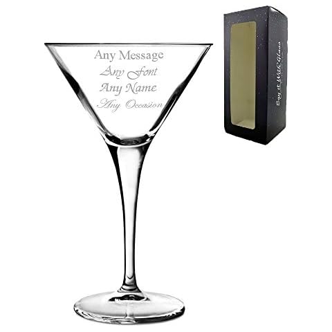 Personalised Engraved 300ml Allegro Martini Glass Cover