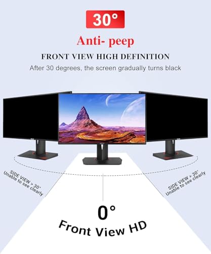 Image of PYS 27 Inch Monitor Privacy Screen for 16:9 Widescreen Monitor, 2 Pack
