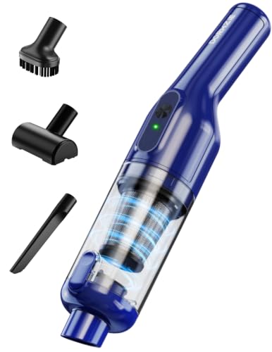 Image of dormzie Handheld Vacuum Cordless, Car Vacuum with 19000Pa Powerful Suction,1.3 lbs Lightweight, Type-C Charge, Multiple Accessories for Car Home Office Pet