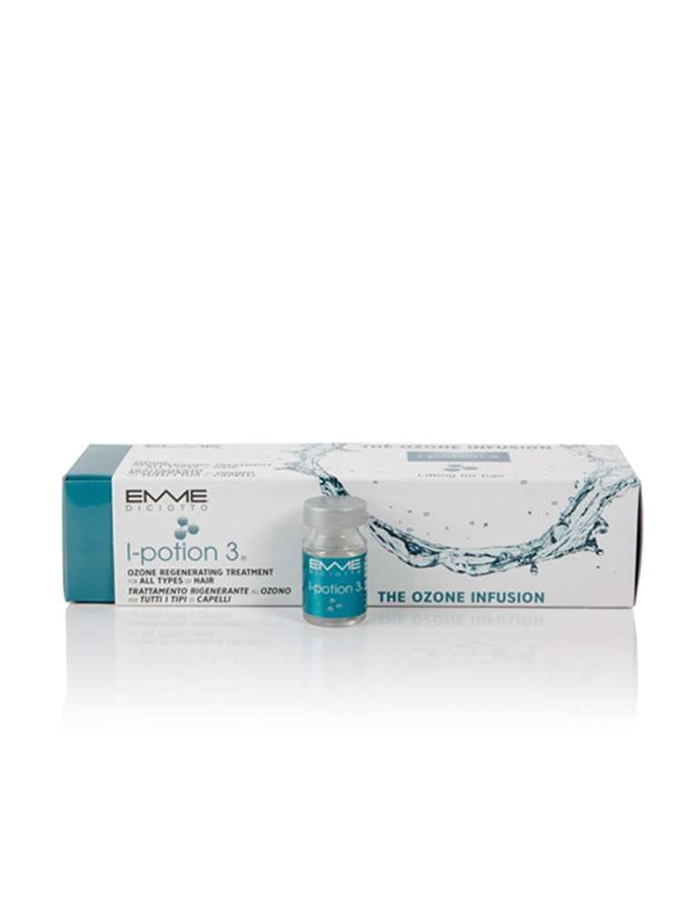 EMMEDICIOTTO i-potion 3 the ozone 8 Ampoules X 10 Ml/0.33 Fl Oz Thanks to the properties of ozone
