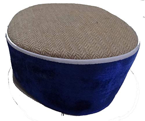 Image of ARUNA Unisex Velvet Cap (72527210155 Blue Free Size)