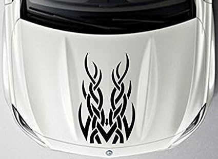 isee360 Tribal Racing Design Windows, Sides, Hood, Bumper Car Sticker
