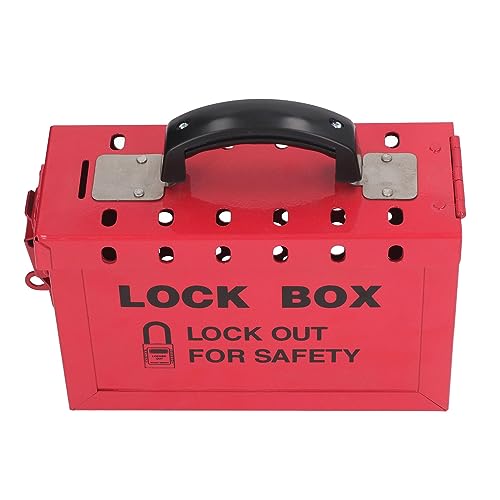 Syrisora ​​Lockout Tagout Caixa de Segurança Portátil 13 Guage Lockout Tagout Grupo Caixa de Bloquei