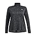 Under Armour Women's Tech Twist Half Zip, (001) Black / / White, 1X