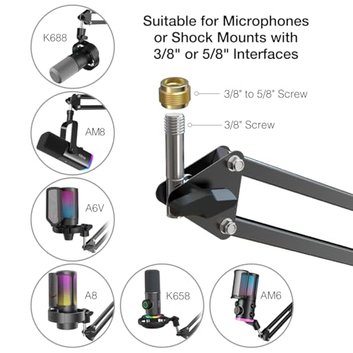 Fifine EFGG2207CS1 Microphone Arm Stand thumb #2