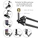 Microphone Arm Stand, FIFINE Suspension Boom Scissor Mic Stand with Heavy Duty Clamp, 3/8