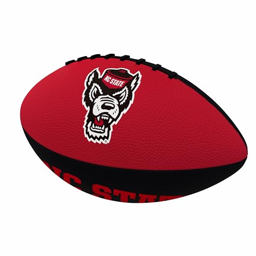 Logo Brands North Carolina State Wolfpack Pinwheel Junior Size Rubber Football