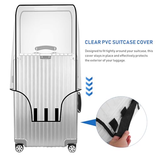 Housse de valise transparente VANZACK en PVC solide anti-usure durable