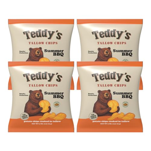 Teddy's Tallow Chips Summer BBQ 4-Pack