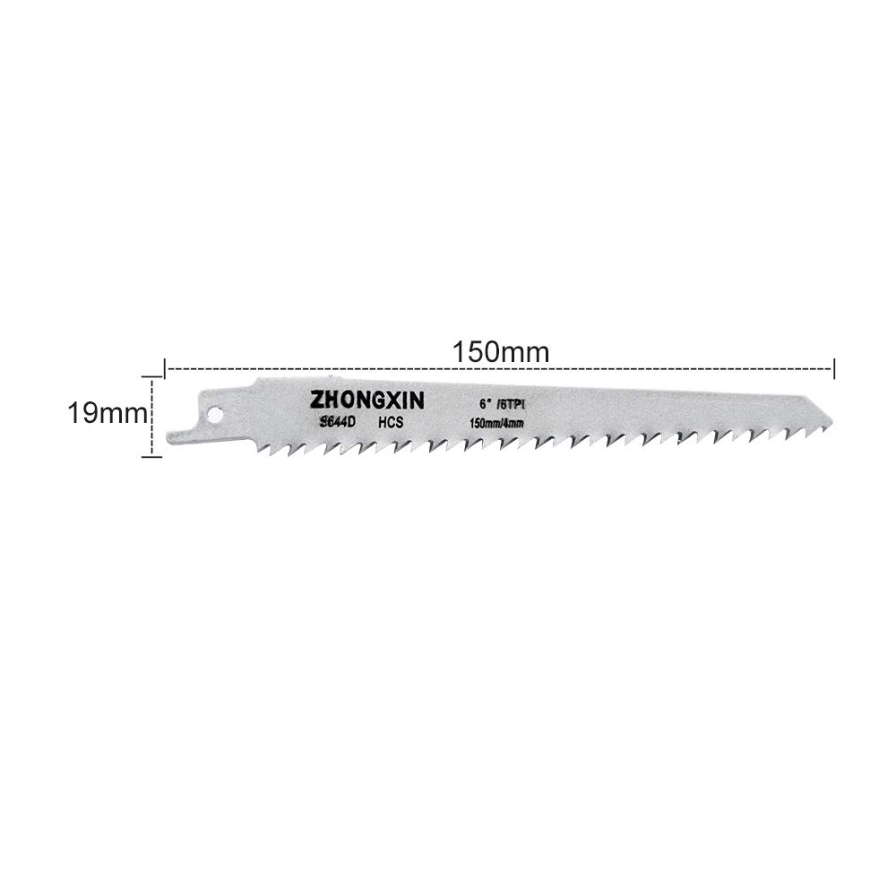 Lot de 20 lames de scie sabre 150 x 19 x 0,9 mm pour Bosch Makita etc.