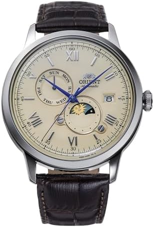 Orient Classic Bambino Sun & Moon โ Men's Automatic and Manual Winding Classic Mechanical Wrist Watch